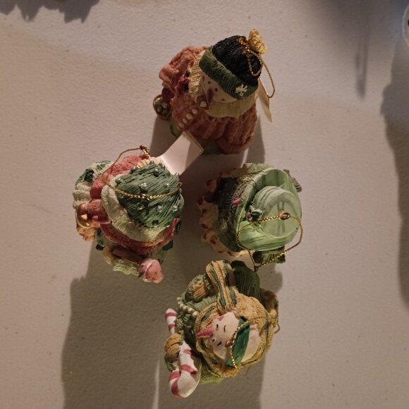 Snowman Ornaments Set of 4 EUC - Picture 6 of 14